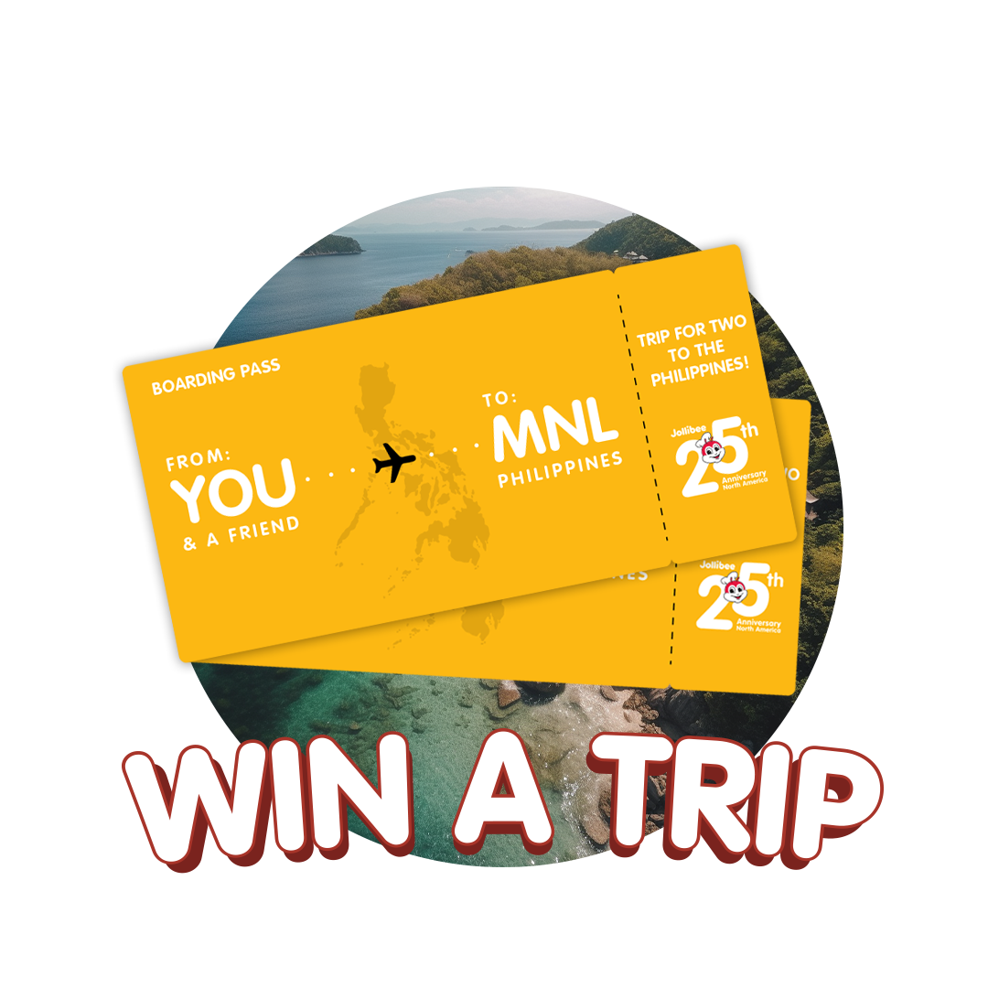 Jollibee Joy Drop 25 Win A Trip for Two to the Philippines